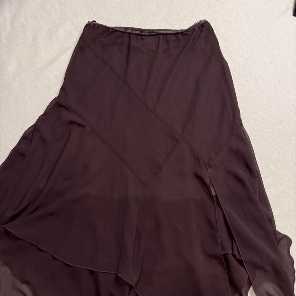 Unbranded Women's Brown and Purple Skirt